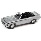 Miniatura - 1:64 - 1969 Chevy Camaro RS/SS Convertible - Prata - Muscle Cars USA - Johnny Lightning - JLMC032B