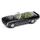 Miniatura - 1:64 - 1969 Chevy Camaro RS/SS Convertible - Verde - Muscle Cars USA - Johnny Lightning - JLMC032A