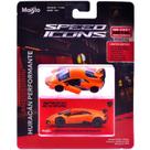 Miniatura - 1:64 - Lamborghini Huracan Performance Laranja - Speed Icons - Maisto