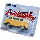 Miniatura - 1:64 - Volkswagen Kombi Amarelo e Bege - California Minis - Welly