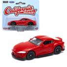 Miniatura 164 Toyota Supra Vermelho California Minis Miniatura 164 Toyota Supra Vermelho California Minis