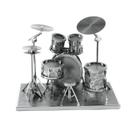 Miniatura 3D Metal Earth Bateria Rock Drum Set MMS076 Puzzle De Metal Para Montar