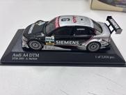 Miniatura Audi A4 2005 M. Mcnish 1:43 Minichamps Prateado
