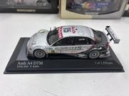 Miniatura Audi A4 2005 P. Kaffer 1:43 Minichamps Prateado