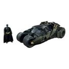 Miniatura Batmóvel Batman The Dark Knight + Boneco Jada 1:24 Miniatura Batmóvel Batman The Dark Knight + Boneco Jada 1:24