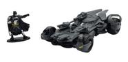 Miniatura Batmóvel Boneco Batman Justice League Metal 1:32