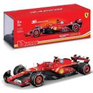 Miniatura Bburago F1 Ferrari SF-24 2024 Charles Leclerc 16 1/24 c/ Piloto