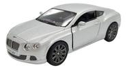 Miniatura Bentley Continental Gt 2012 Prata Metal 1:38