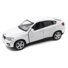 Miniatura BMW X6 Kinsmart 1/38 Metal e Fricção Branco