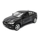 Miniatura BMW X6 Kinsmart 1/38 Metal e Fricção Preta