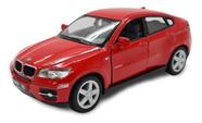 Miniatura Bmw X6 Vermelho Metal 1:38