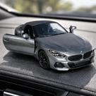 Miniatura Bmw Z4 1:34 Kinsmart 11 Cm Cinza-escuro