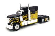 Miniatura Caminhão 1/64 Design Custom Rigs International Lonestar Preto Maisto 12389