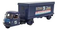 Miniatura Caminhão Articulado Far Carreta Azul 1:43