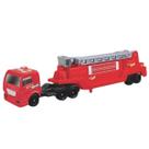 Miniatura Caminhão Bombeiro Escada Highway Haulers Vermelho Maisto 15021