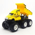 Miniatura Caminhão Builder Zone Quarry Monsters Dump Truck Amarelo Maisto 21191