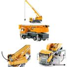 Miniatura Caminhão Guindaste Telescópico Liebherr Siku 187 Metal Escala HO Construção