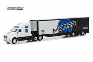 Miniatura Caminhão Kenworth T2000 MOPAR Greenlight 164 Colecionável Diecast Pneus Borracha Trailer Articulado Edição Limitada