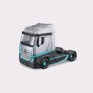 Miniatura Caminhão M-b Actros Gigaspace 1/43 Cinza Bburago