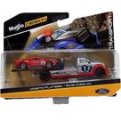 Miniatura Caminhão Maisto Flatbed + 2018 Ford GT 1:64
