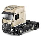 Miniatura Caminhão Mb Actros 1851 Mp4 Gigaspace 1/64 Dourado Maisto 12389