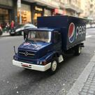 Miniatura Caminhão Mercedes-benz L-1614 1990 Peps 1:43 Ixo Azul Miniatura Caminhão Mercedes-benz L-1614 1990 Peps 1:43 Ixo Azul