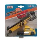Miniatura Caminhão Reboque Fresh Metal Amarelo Maisto 15021