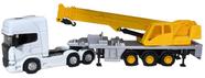 Miniatura caminhão Scania V8 R730 Guindaste Welly 1/64