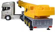 Miniatura Caminhão Scania V8 R730 Trucado 6X2 Guindaste Escala 1/64