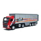 Miniatura Caminhão Volvo Contêiner Luz E Som 1:50 California Miniatura Caminhão Volvo Contêiner Luz E Som 1:50 California