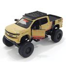 Miniatura Caminhonete Chevrolet Silverado Z71 2019 Bege Maisto 25205