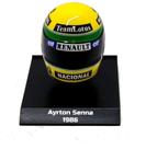 Miniatura Capacete Fórmula 1 - Ayrton Senna (1986) - 1:10 - Minichamps