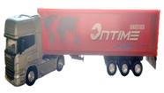 miniatura carreta baú/container vermelho Scania R 730 4x2 miniatura carreta baú/container vermelho Scania R 730 4x2