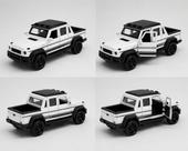 Miniatura carrinho de ferro G63 Pickup com Fricção 11,5 CM Cor:Branco
