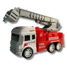 Miniatura Carro Caminhão Bombeiro Fire Salvation Fricção