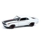 Miniatura Carro Chevrolet Camaro 1969 1/64 Branco Greenlight Gre39070