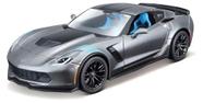 Miniatura Carro Chevrolet Corvette Grand Sport (2017) Grafite - 1:24 - Maisto