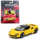Miniatura Carro Ferrari Sf90 Stradale Amarela Speed Icons