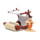 Miniatura Carro Flintmobile C/ Figura Fred Os Flintstone 1/32 Jada 33382