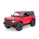 Miniatura Carro Ford Bronco Wildtrack 2021 1/18 Vermelho Maisto 31456