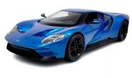 Miniatura Carro Ford GT (2017) - Azul - 1:24 - Welly