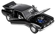 Miniatura Carro Ford Mustang GTA Fastback Preto 1:18 Maisto