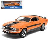 Miniatura Carro Ford Mustang Mach 1(1970)Laranja 1:18 Maisto