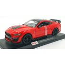 Miniatura Carro Ford Mustang Shelby GT-500 2020 Vermelho 1/18 Maisto 31452