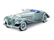 Miniatura Carro Mercedes Benz 500 K Type Special Roadster Pr 1/18 Premiere Edition Cinza Maisto 36862