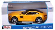 Miniatura Carro Mercedes Benz AMG GT - Amarelo - 1:24 - Maisto