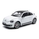 Miniatura Carro Metal 1 por 24 VW New Beetle Novo Fusca Branco
