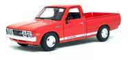 Miniatura Carro Nissan Datsun 620 Pickup 1973 1/24 Vermelho - Maisto Miniatura Carro Nissan Datsun 620 Pickup 1973 1/24 Vermelho - Maisto