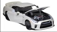 Miniatura Carro Nissan GT-R (2017) - escala - 1:24 - Burago