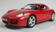 Miniatura Carro Porsche Cayman S - Vermelho - 1:18 - Maisto